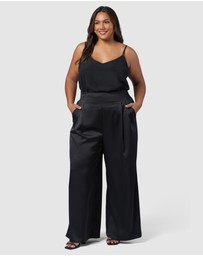 Pink Dusk by Curve Project - Last Time Satin Pants