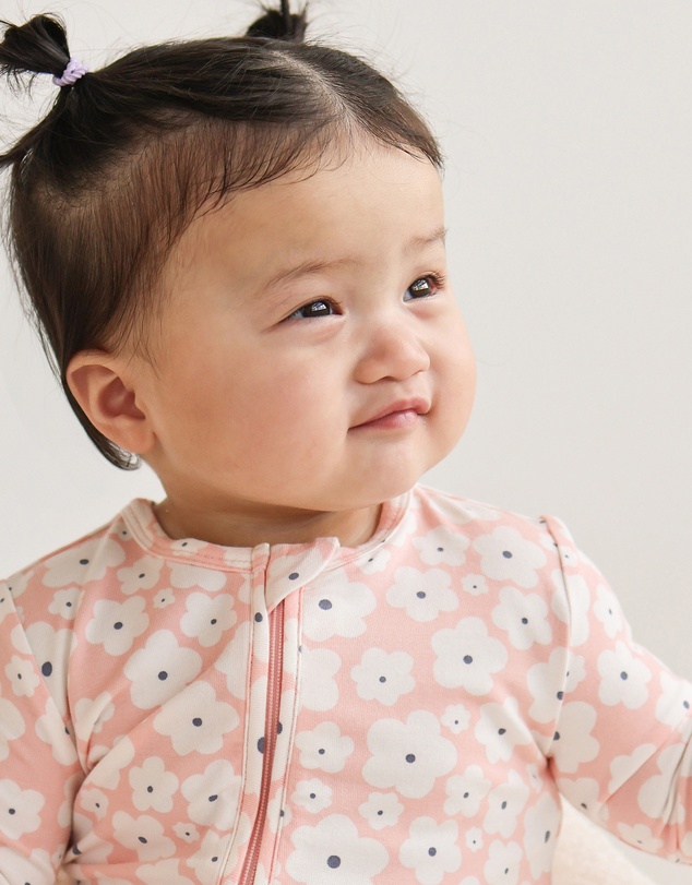 Kynd Baby - Day or Night Onesie in Petal Blooms