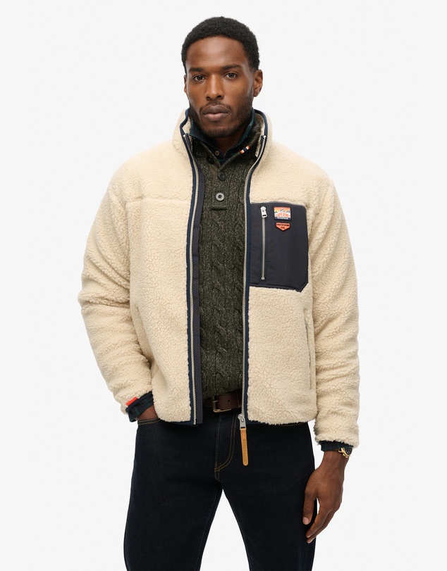 Superdry - Vintage Retro Full Zip Fleece