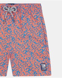 Tom & Teddy - Coral Swim Shorts