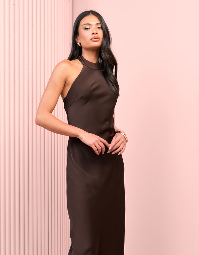 Azzurielle - Orli Halter Diamante Back Gown