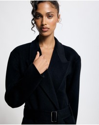 Lover - Veda Belted Wool Coat
