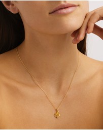 By Charlotte - Peony November Birth Flower Necklace