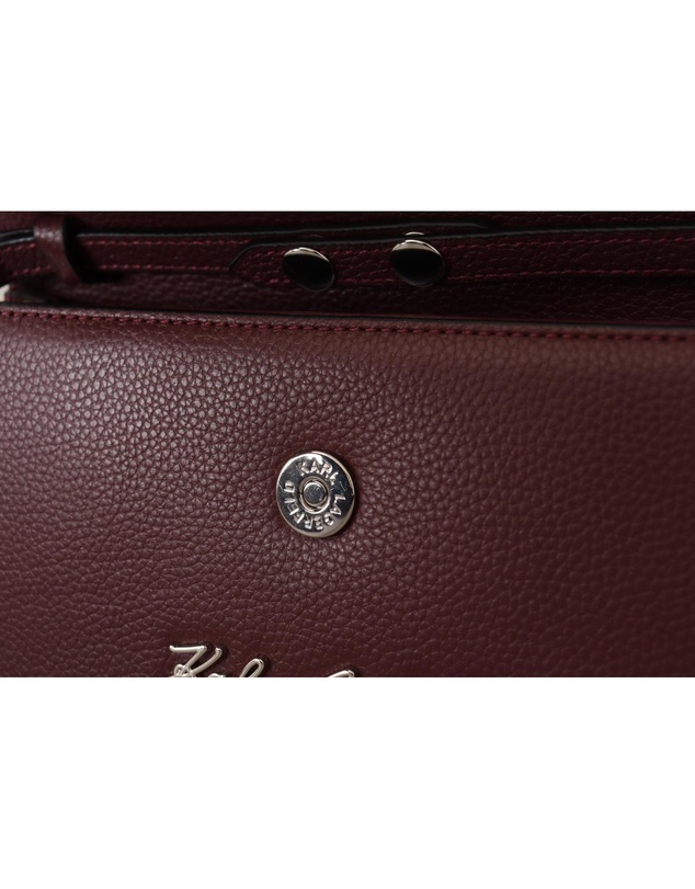 Pre-Loved by Azura Reborn - Pre-Loved Karl Lagerfeld KIKONIC Chain Bag Burgundy