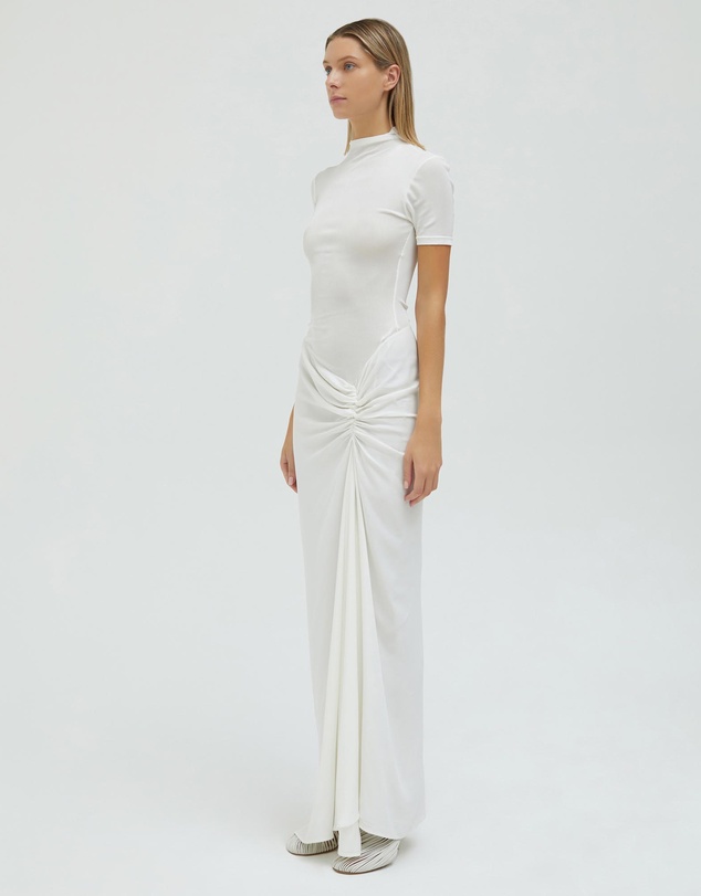 Christopher Esber - Fusion Ruched Tee Gown