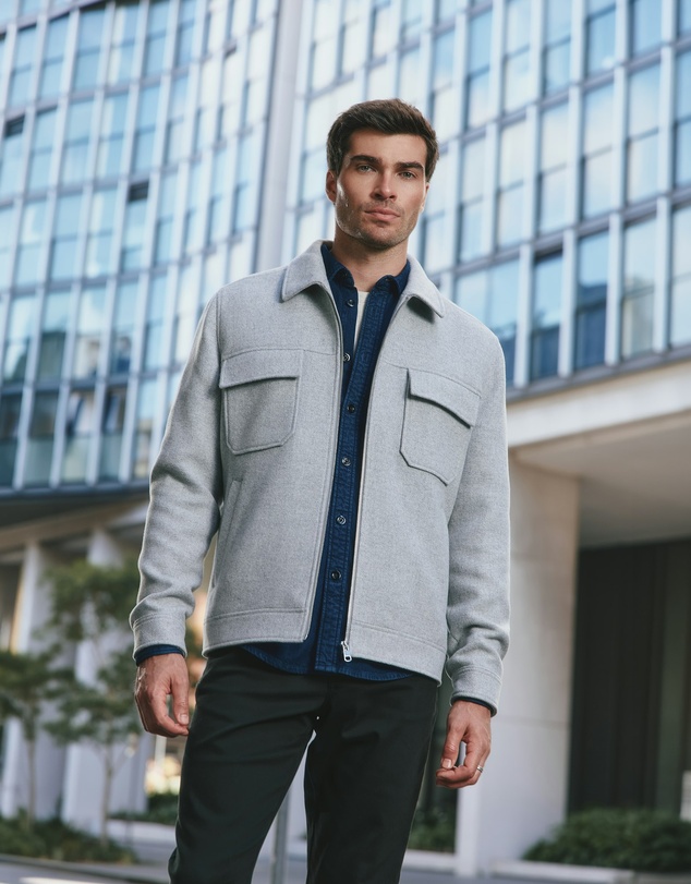 Tarocash - Linden Wool Zip Jacket