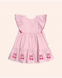 Huxbaby - Cherry Pie Stripe Dress - Mini Dress