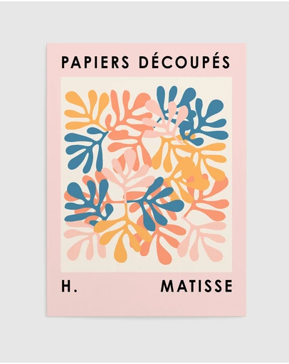 Olive et Oriel - Le Papiers Decoupes No 2 Art Print