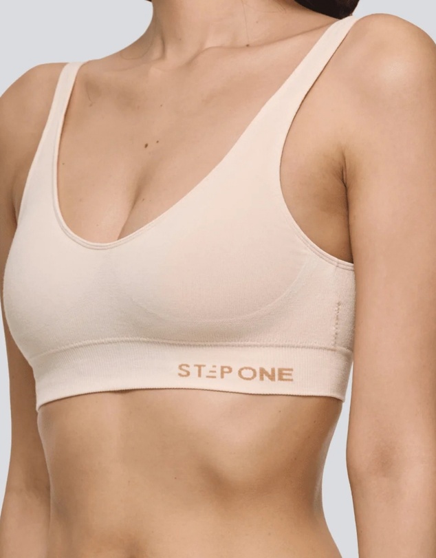 STEP ONE - Women's SmoothFit Padded Bra - Chic Champagne