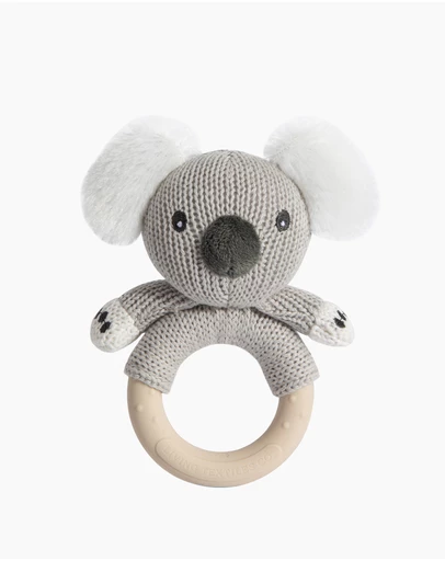 Living Textiles - Ring Rattle - Koala