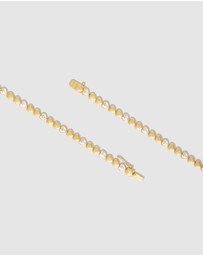 Wanderlust + Co - Multi Hearts 14K Gold Vermeil Bracelet