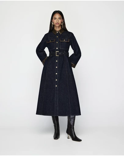 MOS The Label - Nia Denim Midi Dress