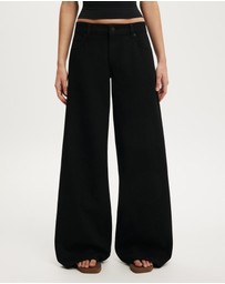 Cotton On - Low Rise Wide Jeans