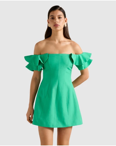 Forever New - Kenzie Off Shoulder Ruffle Mini Dress