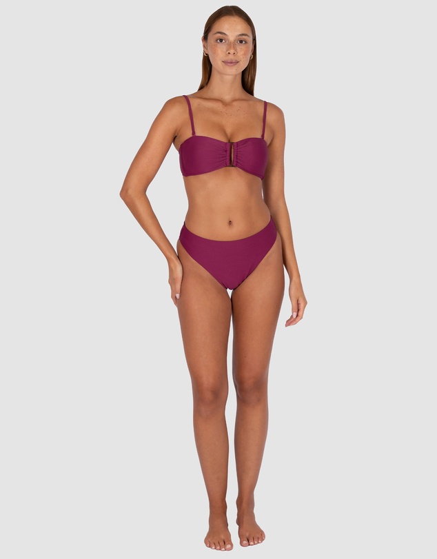 Baku Swimwear - Rococco High Waist Cheeky Bikini Bottom