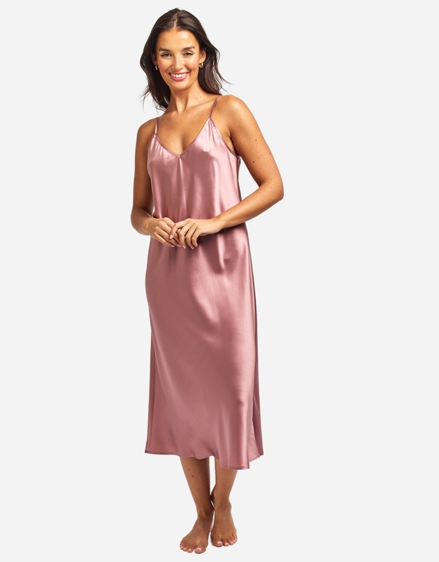 Love and Lustre - Silk Slip 3/4 Length