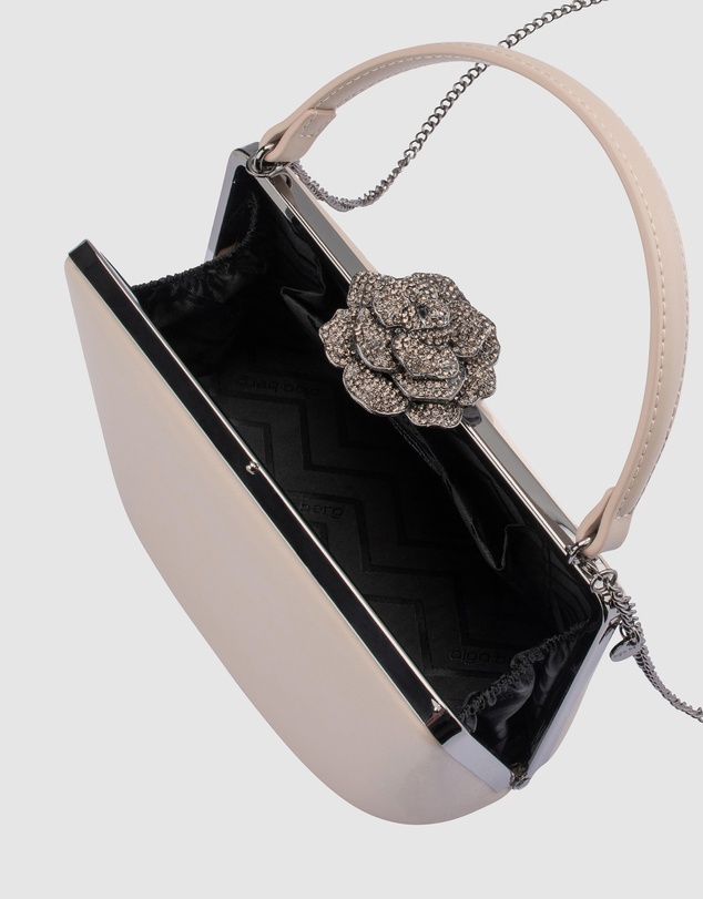 Olga Berg - Grace Embellished Frame Bag