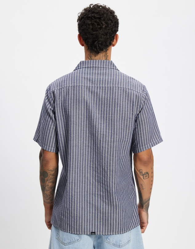 Thrills - Gardens Stripe Bowling Shirt