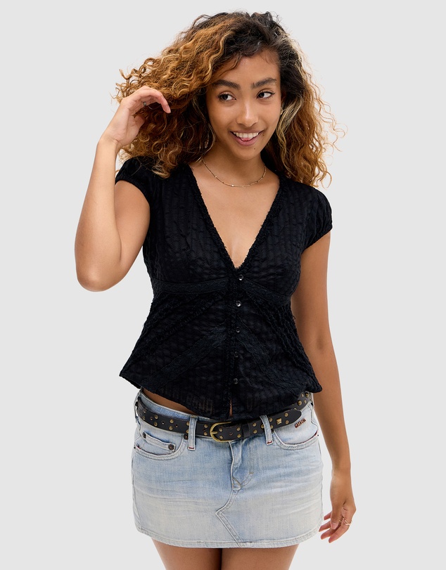BDG By Urban Outfitters - BDG Robyn Ruffle Blouse