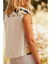 NEXT - Broderie Short Sleeve Top