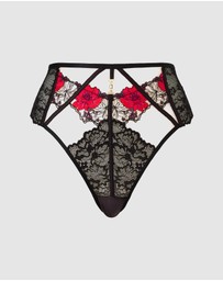Ann Summers - Caged Rose High Waist Brazilian