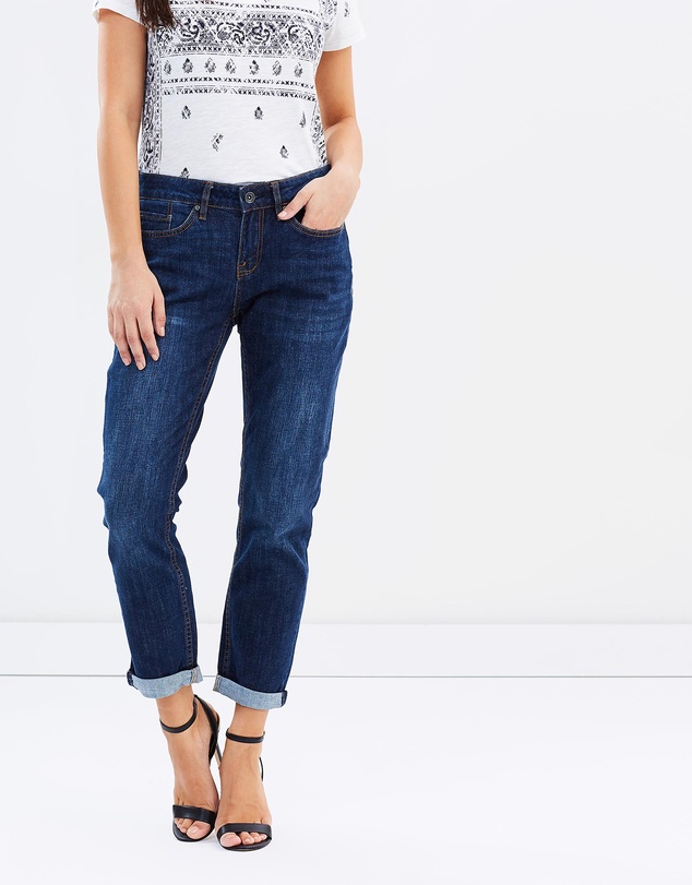 Jag - Bobbie Boyfriend Crop Jeans