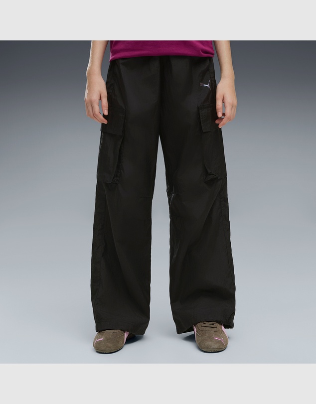 Puma - Midnight Shadow Relaxed Cargo Pants - Girls