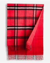 Ozwear Connection Uggs - Ugg 100% Australian Merino Wool Reversible Wrap Red
