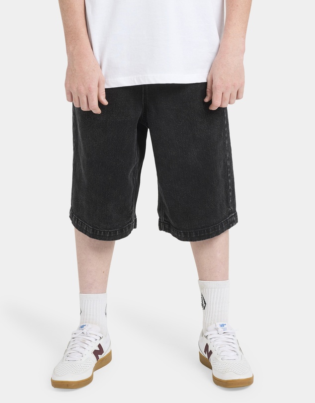 Volcom - Boys 8 to 16 Freazy Loose Denim Shorts