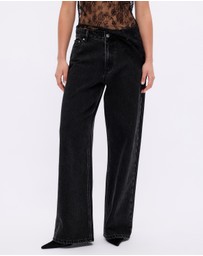 Minima Esenciales - Mid Rise Wide Leg Jeans