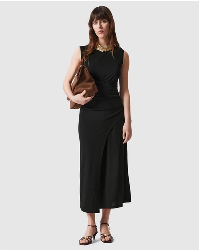& Other Stories - Draped Midi Dress