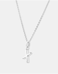 Michael Hill - Initial Pendant with Chain in Sterling Silver