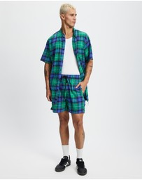 Surrounded By Ghosts - The Andradite Cotton Drawstring Shorts
