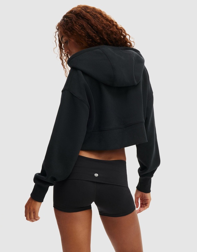 Cotton On Body Active - Plush Boxy Cropped Zip Through