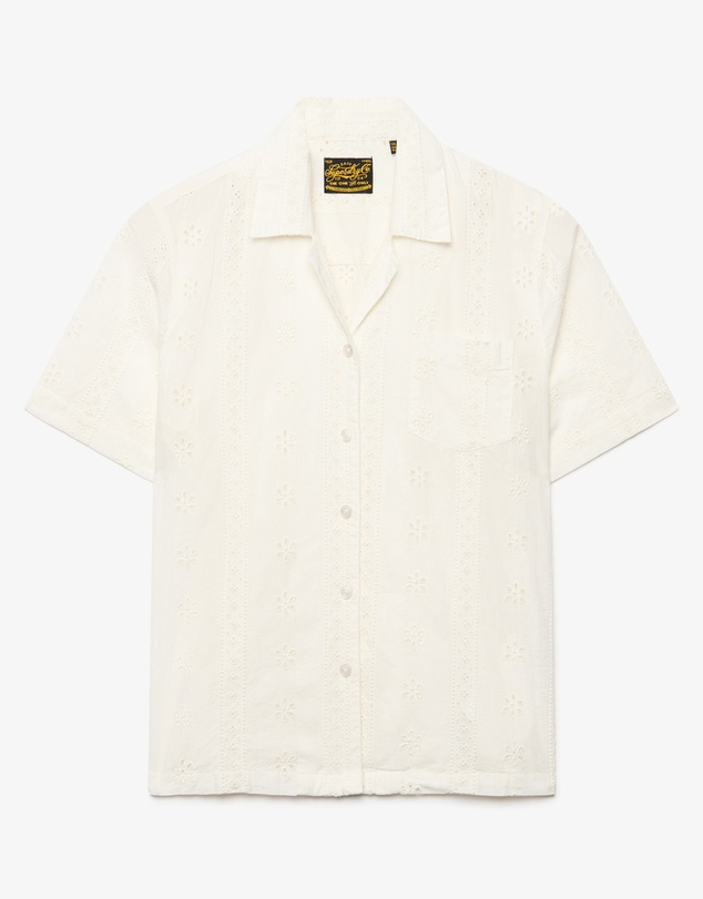 Superdry - Heritage Broderie Short Sleeve Shirt