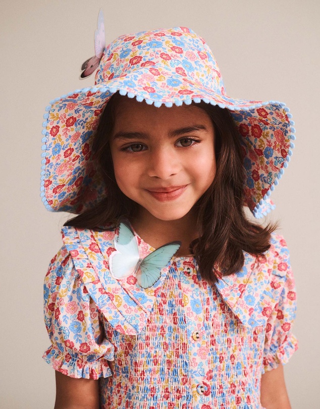 Huxbaby - Tropical Floral Bow Back Dress - Babies-Teens