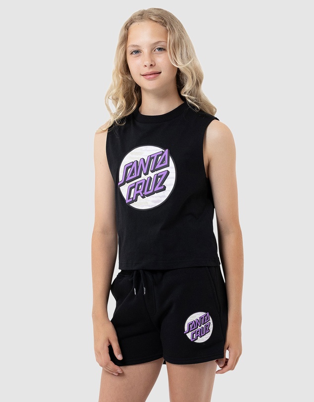 Santa Cruz - Other Tie Dye Dot Muscle Tee - Kids-Teens