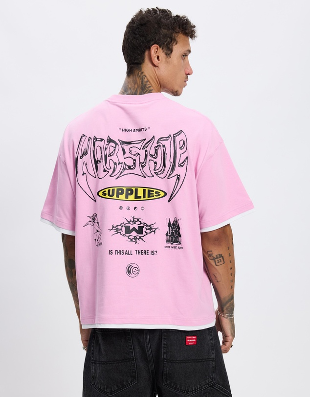 Worship - Is This It Box Fit Cropped Layer Tee