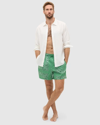 Seed Heritage - Bandana Print Swim Short