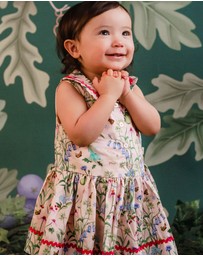 Fleur Harris - Faraway Friends' Winsome Baby Dress in Sugar Pink