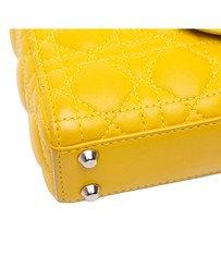 Pre-Loved by Azura Reborn - Pre-Loved Micro Lambskin Cannage Lady Dior