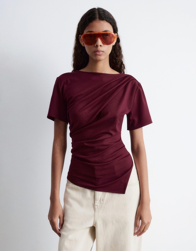 & Other Stories - Draped Asymmetric T-Shirt