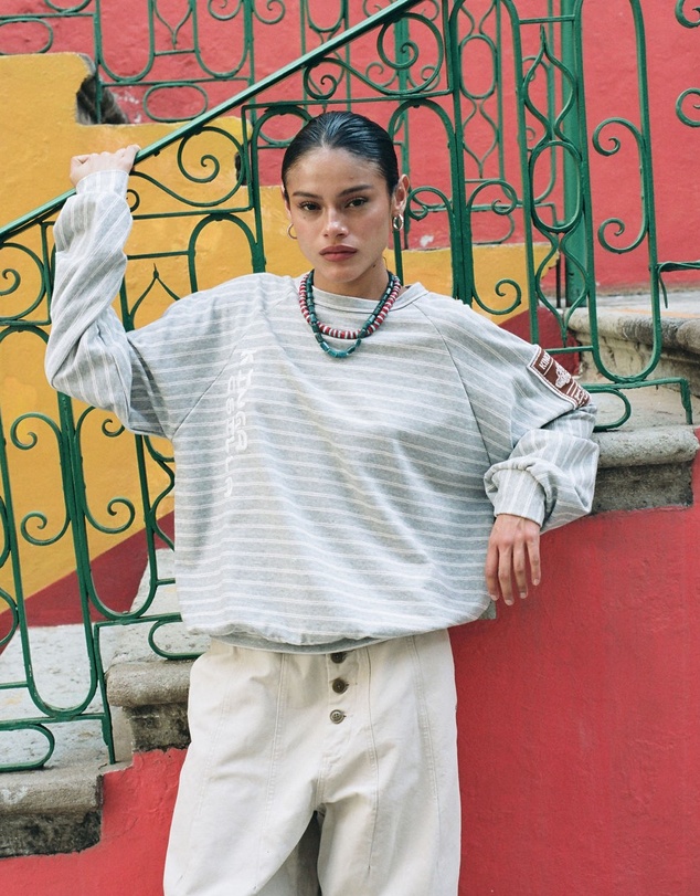 KINGA CSILLA - Smoke Stripe Med Jumper