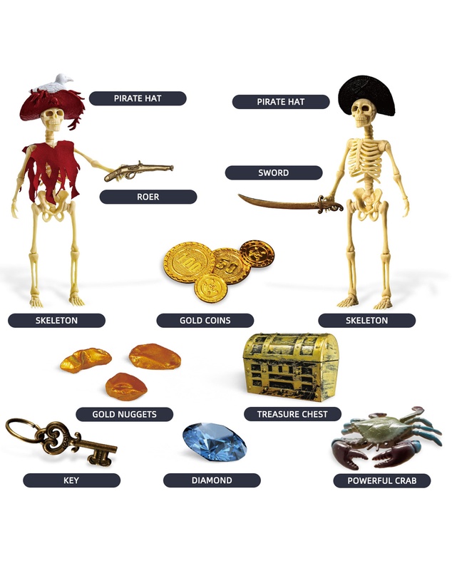 JOHNCO - Johnco - Dig Kit - Pirate Treasures