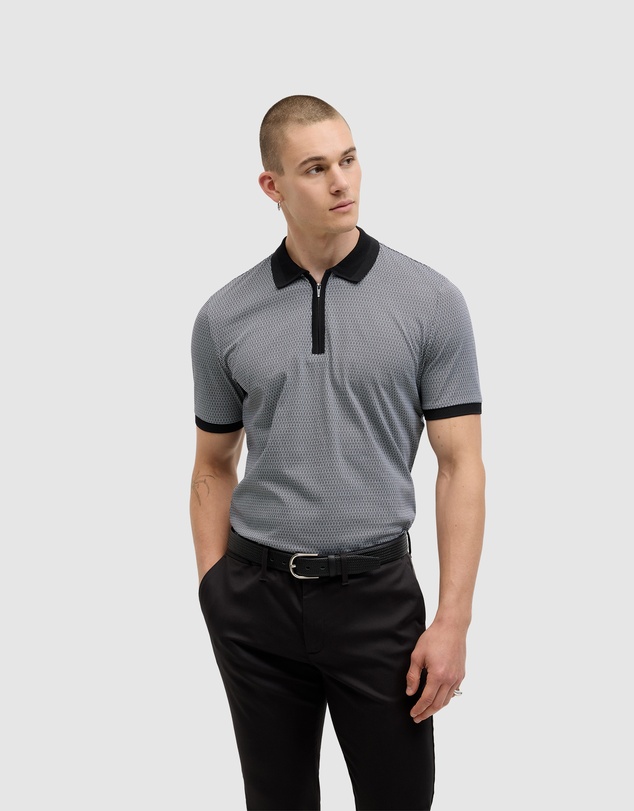 Politix - Saunders Geo Print Polo