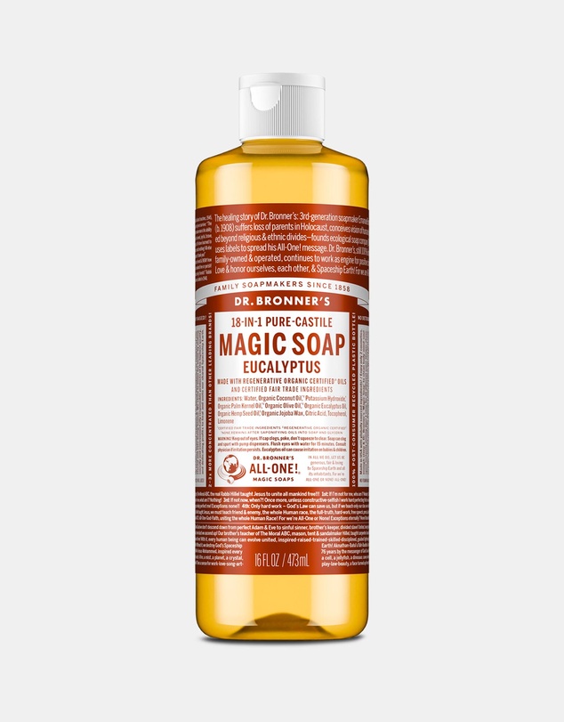 Dr Bronner's - Pure Liquid Castile Soap - Eucalyptus 473ml