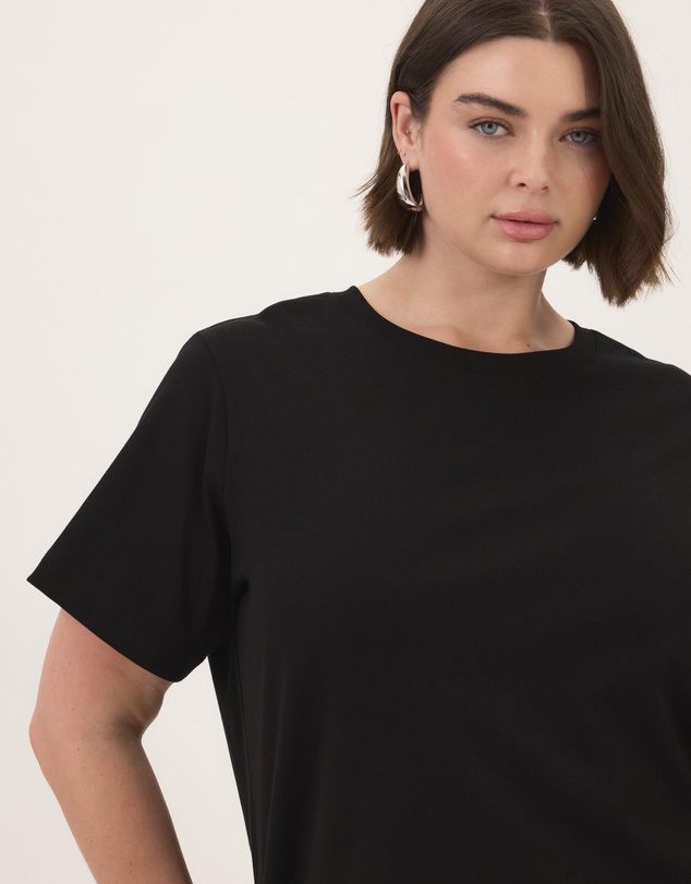 Atmos&Here Curvy - Cotton Slim T-Shirt