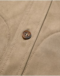 Calibre - Relaxed Suede Look Shirt Jacket Tan