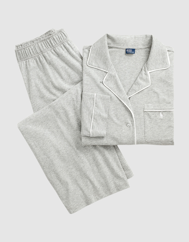 Polo Ralph Lauren - Polo Essentials Long Sleeve Cotton Jersey Pyjama Set