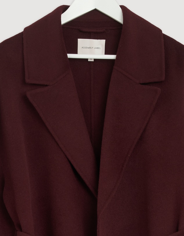 Revibe - Repaired Assembly Label Ivy Wool Coat - AU 14